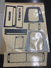 Audi A4 B6 2000–2004 Instrumentpanelsdekorer (8 delar, kolfiber) foto 1