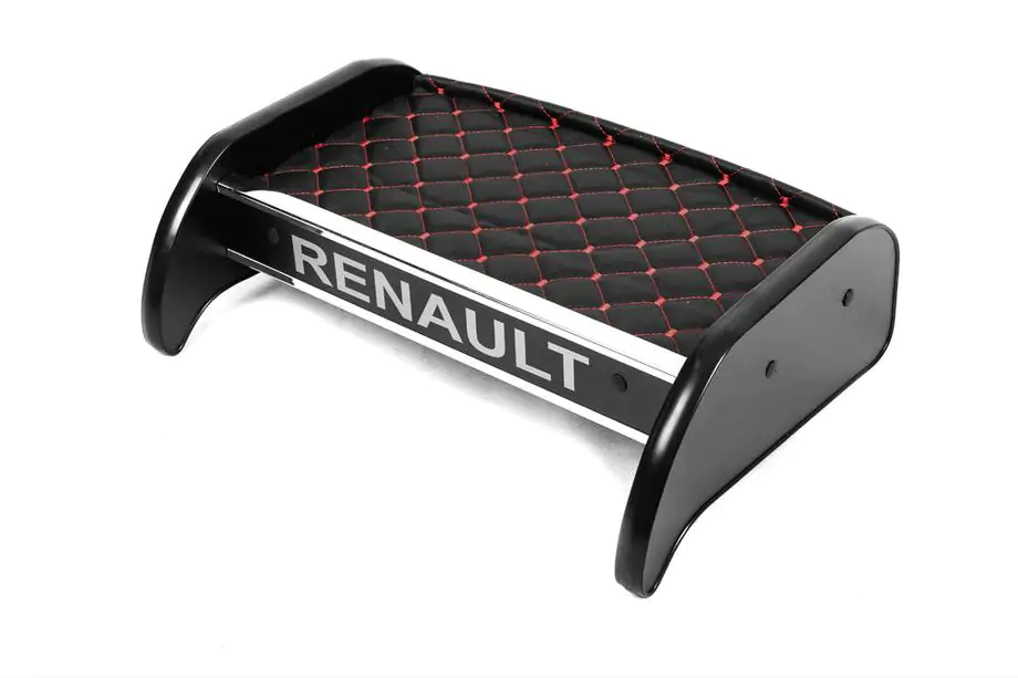 Renault Kangoo 2008–2020 Instrumentbrädshylla (svart med röd söm) Image