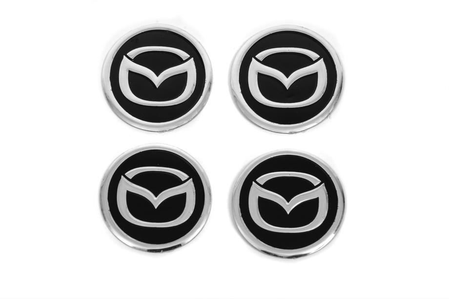 Mazda Dekaler för navkapslar V1 60 mm (4 st) Foto 1