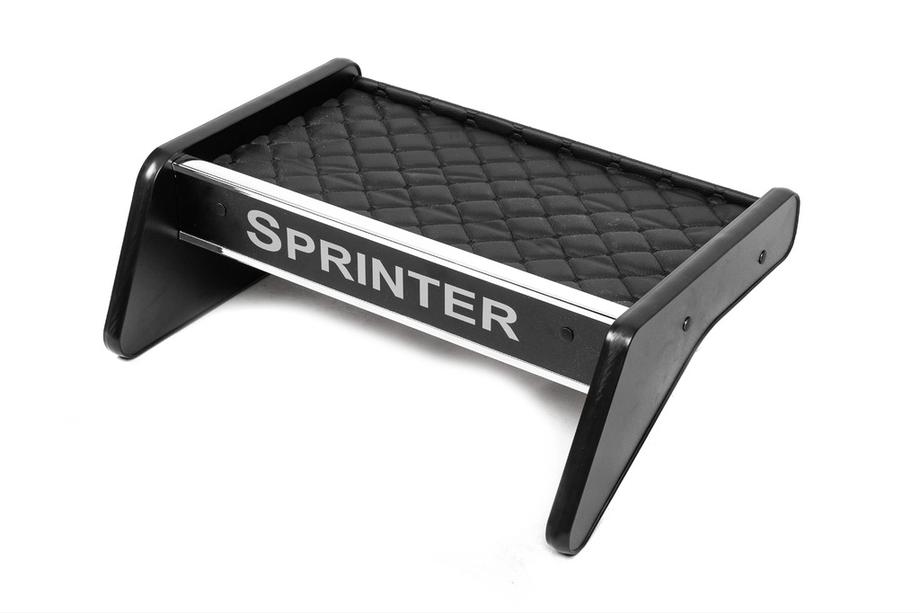 Mercedes Sprinter W901/902/903/904/905 1995–2006 Instrumentbrädshylla (1995-2000, svart med svarta sömmar) TDI (på instrumentpanelen) Image