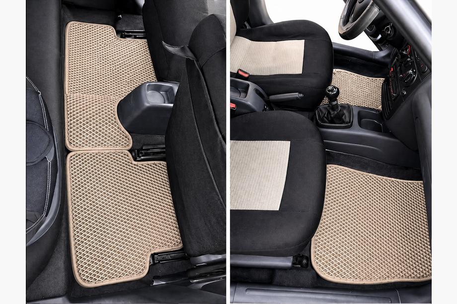 Daewoo Lanos 1998–2017 EVA bilmattor (beige) Image