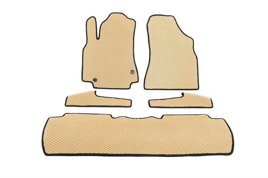 Peugeot Partner Tepee 2008–2018 EVA bilmattor (beige) Image