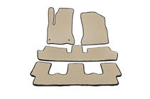 Citroen C-4 Picasso 2006–2013 EVA-bilmattor (3 rader, beige) foto 1