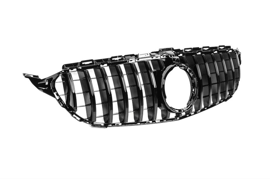 Mercedes C-class W205 2014–2021 Panamericana GT Black frontgrill (för Avantgarde/AMG-Line/C43 AMG) Foto 8
