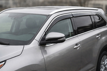 Toyota Highlander 2013–2019 Vindavvisare med kromlist (4 st, Niken) foto 1