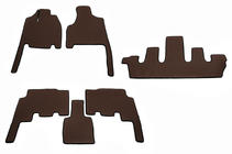Chrysler Voyager 2001–2007 EVA-golvmattor (3 rader, bruna) foto 1