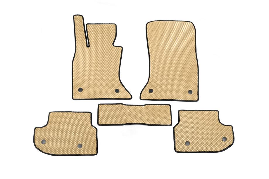 BMW 5-serien F10/F11 2010–2016 Bilmattor 2013-2016 (EVA, beige) Image