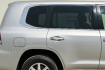 Toyota Land Cruiser 200 2007–2021 Kromade fönsterlister design LC300 (rostfritt stål) foto 2