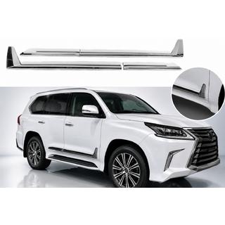 F-Sport dörrlister vit+krom (set 4 st, ABS) foto 1