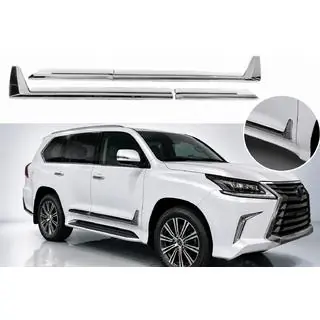 F-Sport dörrlister vit+krom (set 4 st, ABS) foto 1