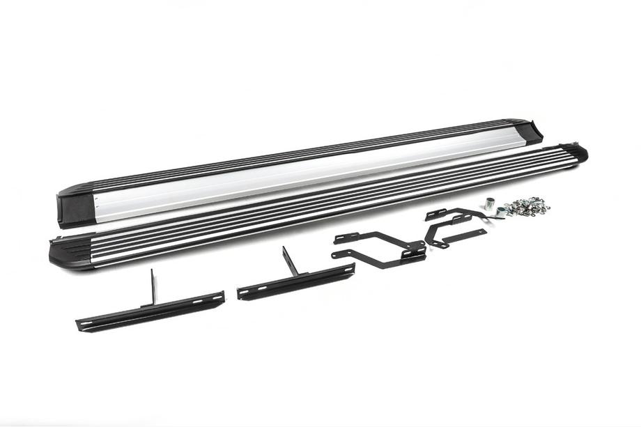 Volkswagen Touareg 2002–2010 REA! OEM sidosteg (2 st, aluminium) Foto 1