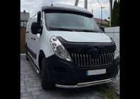 Renault Master 2011–2023 Vindrutedeflektor V2 (glans svart, 5 mm) foto 7