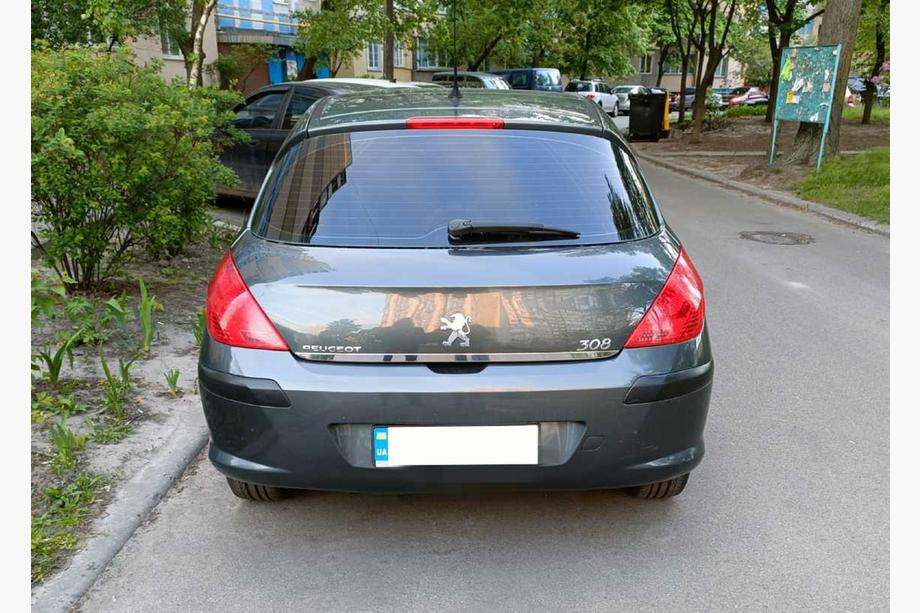 Peugeot 308 2007–2013 Kromlist till baklucka (rostfritt stål) Foto 1