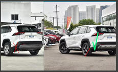 Toyota Rav 4 2019–2025 Stänklappar Premium 2022+ (lång hjulhusbåge, 4 st) foto 2