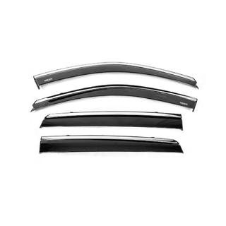 Vindavvisare med kromlist (4 st, Niken) Hyundai Santa Fe 2 2006–2012 foto 2