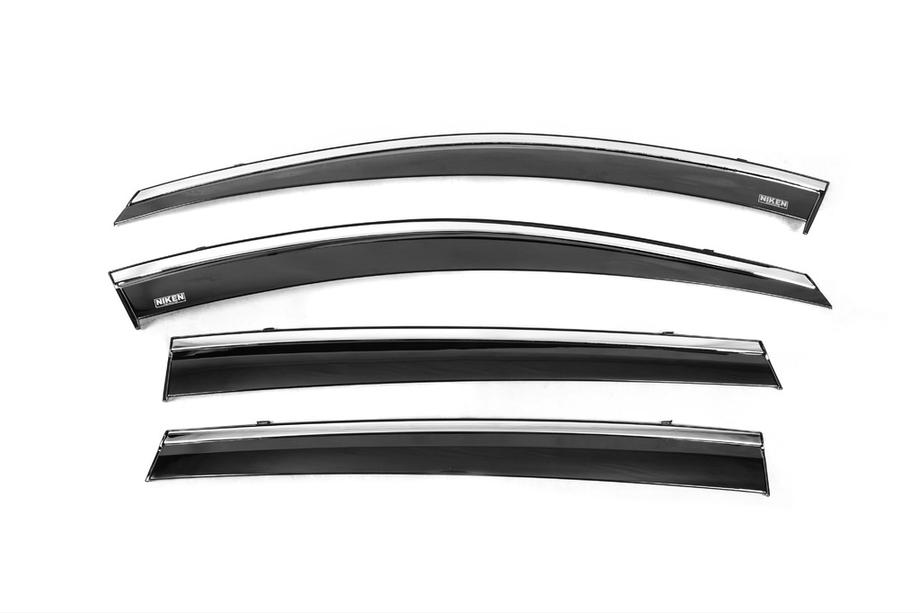 Toyota Rav 4 2013–2018 Vindavvisare med kromlist (4 st, Niken) Image