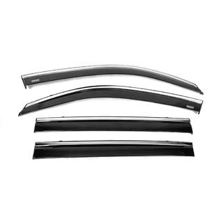 Vindavvisare med kromlist (4 st, Niken) Toyota Land Cruiser 200 2007–2021 foto 4