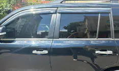 Lexus LX570/450d 2008–2022 Vindavvisare med kromlist (4 st, Niken) foto 1