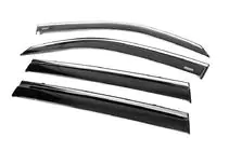 Lexus LX570/450d 2008–2022 Vindavvisare med kromlist (4 st, Niken) foto 5