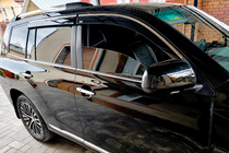 Toyota Highlander 2008–2013 Vindavvisare med kromlist (4 st, Niken) foto 4
