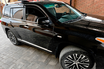 Toyota Highlander 2008–2013 Vindavvisare med kromlist (4 st, Niken) foto 2