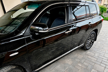 Toyota Highlander 2008–2013 Vindavvisare med kromlist (4 st, Niken) foto 5