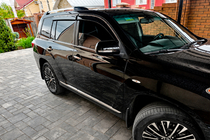 Toyota Highlander 2008–2013 Vindavvisare med kromlist (4 st, Niken) foto 6