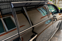 Toyota Highlander 2008–2013 Vindavvisare med kromlist (4 st, Niken) foto 7