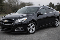 Chevrolet Malibu 2011–2018 Vindavvisare med kromlist (4 st, Niken) foto 1
