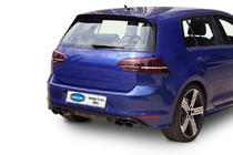 Volkswagen Golf 7/E-Golf 2012–2020 Spoiler Meliset HB (4 st, ABS-plast) foto 1
