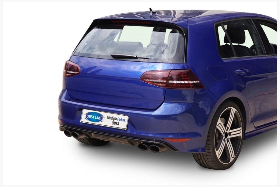 Volkswagen Golf 7/E-Golf 2012–2020 Spoiler Meliset HB (4 st, ABS-plast) Image