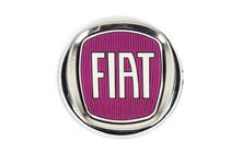 Fiat Emblem (röd V2, självhäftande) 120 mm foto 1