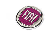 Fiat Emblem (röd V2, självhäftande) 120 mm foto 2