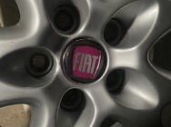 Fiat Navkapslar för fälgar V2 49/42,5 mm röda (set 4 st, 0735448759) foto 2