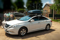Hyundai Sonata YF 2010–2014 Takräcke tvärbalkar för slätt tak (2 st, Asaf V4) foto 8