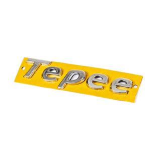 Emblem text Tepee (130 mm x 25 mm) Peugeot Partner Tepee 2008–2018 foto 1