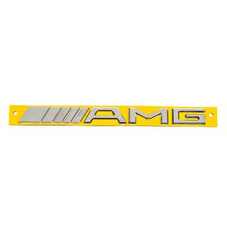 AMG-emblem (20 cm, ABS, krom) foto 2