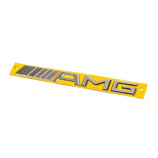 AMG-emblem (20 cm, ABS, krom) foto 1