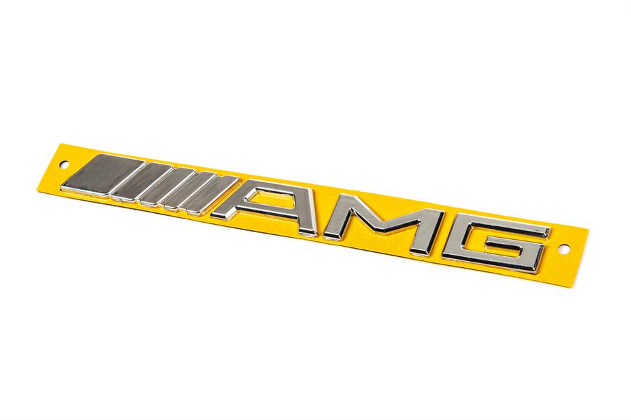 Mercedes-Benz AMG-emblem (20 cm, ABS, krom) Image