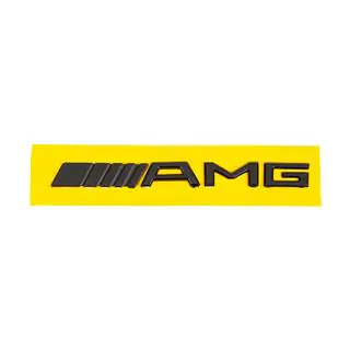AMG-emblem (20 cm, ABS, svart) foto 2