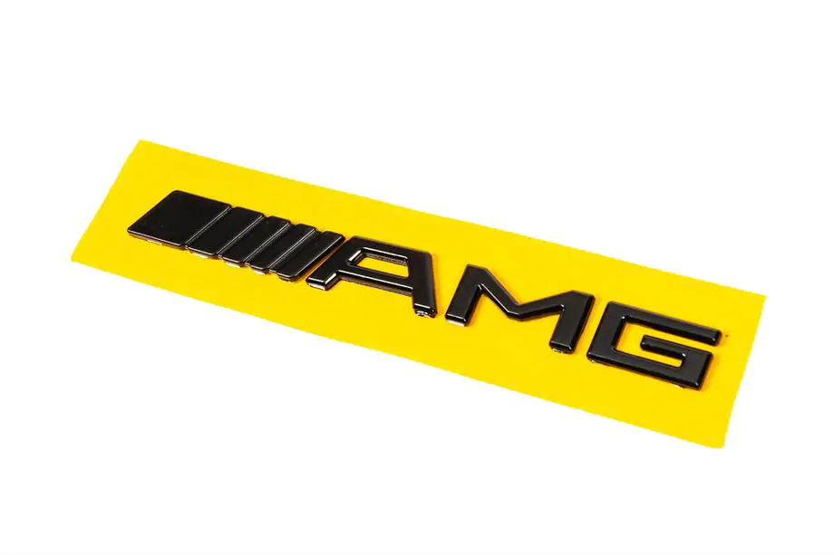 Mercedes-Benz AMG-emblem (20 cm, ABS, svart) Image