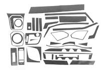 Volkswagen T6 2015–2024 Instrumentpanelslister (2020+) Aluminium foto 2