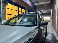 Hyundai Tucson TL 2016–2021 Låsbara tvärbalkar för integrerade takrails Wizard V2 (2 st) 125 cm, grå foto 3