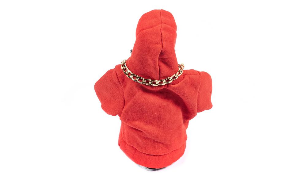 Hoodie-överdrag för växelspak (röd, svart snöre) Foto 3