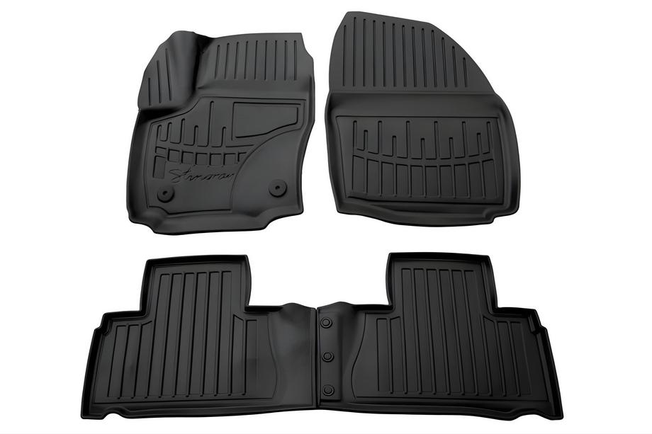 Ford S-Max 2007–2014 Stingray 3D golvmattor (2011-2014, 4 st, polyuretan, clips FC2) Image