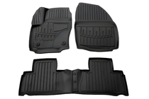 Ford Galaxy 2007–2015 Stingray 3D golvmattor (2011-2014, 4 st, polyuretan, clips FC2) foto 1