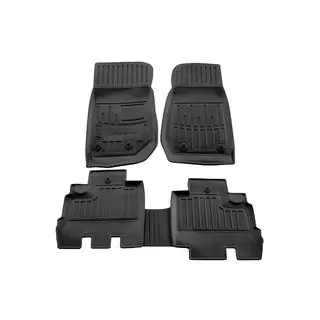 Stingray 3D golvmattor (5D, 5 st, polyuretan) Jeep Wrangler 2007–2017