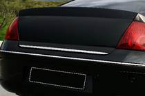 Peugeot 407 2004–2011 Kantlist för bagagelucka (rostfritt stål) Carmos - turkiskt stål foto 1