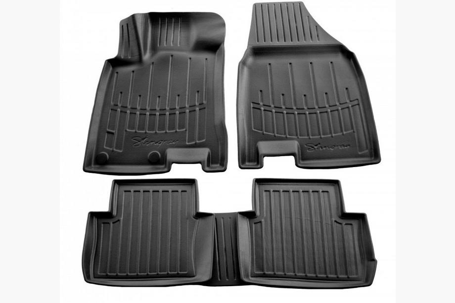Nissan Qashqai 2007–2010 Stingray 3D gummimattor (för +2, set 5 st, polyuretan) Image