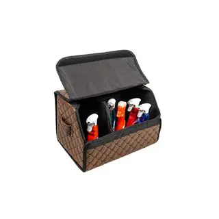 ECO bagageutrymmes-organiseringsväska (50x30x30, brun) foto 2